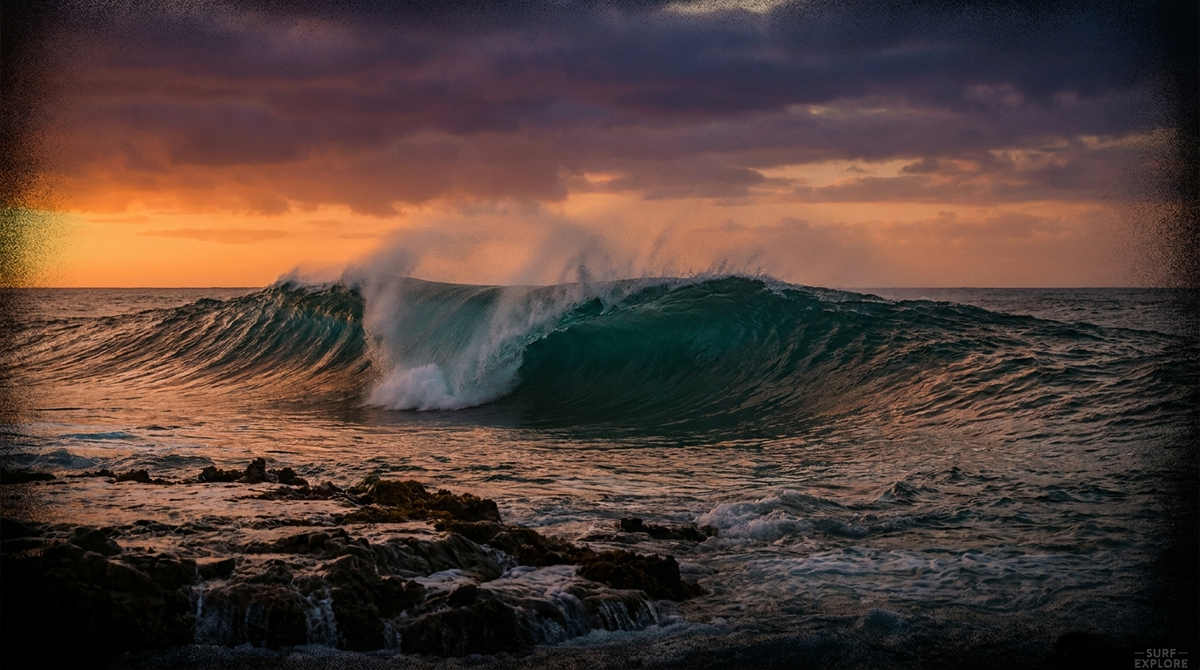 JBAY WAVES sunset point-break hero background