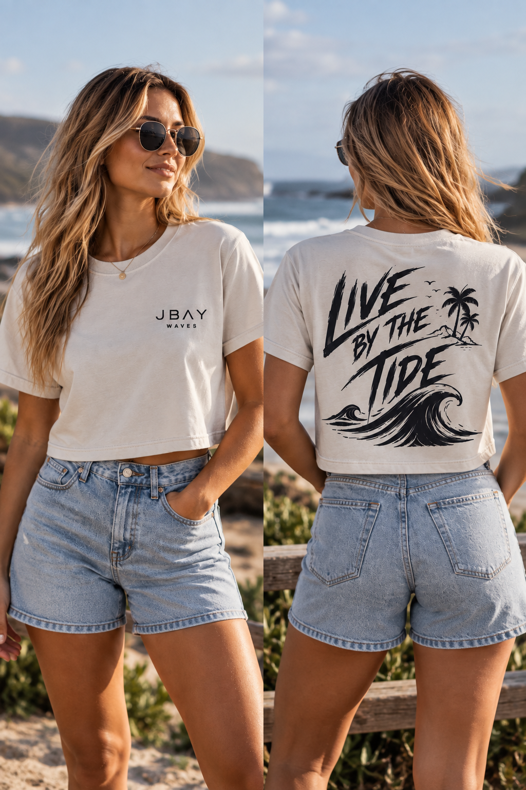 Cropped womens Tee
